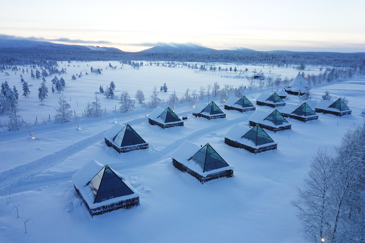 Aurora Pyramid Ilmakuva 2023