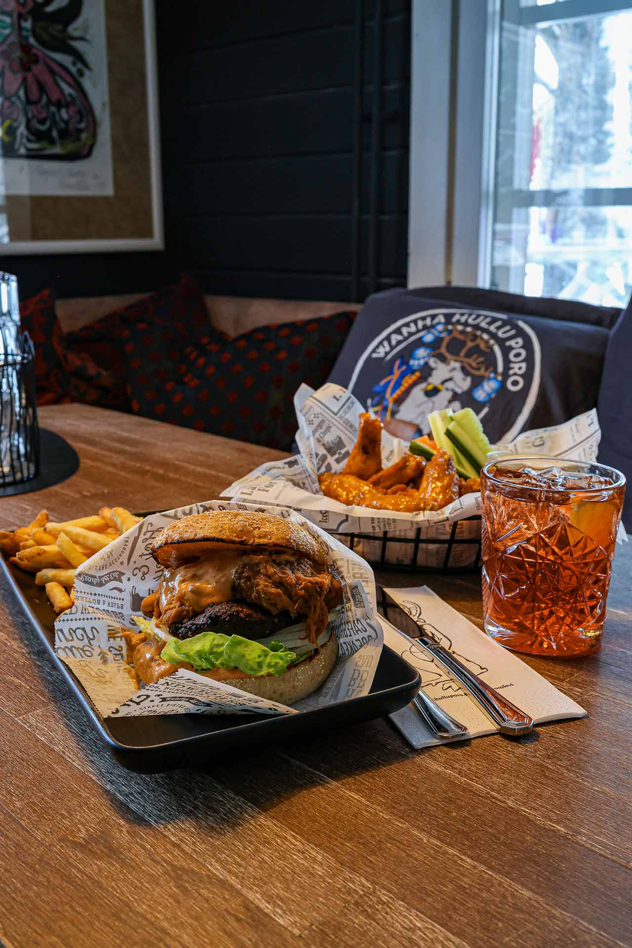 Wanha Poro Burger